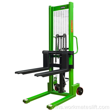 Manual 3000kg manual tahan lama hidraulik stacker